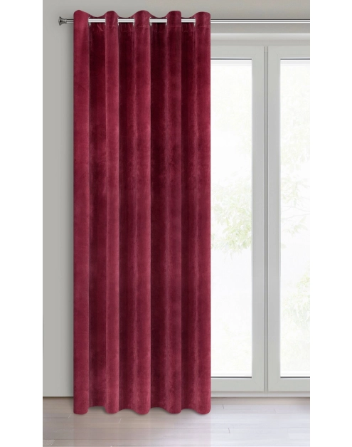 Zdjęcie: Zasłona gotowa Villa 140x250 cm bordowy EUROFIRANY
