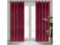 Zdjęcie: Zasłona gotowa Villa 140x250 cm bordowy EUROFIRANY