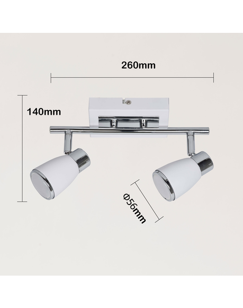 Zdjęcie: Listwa Nora 2 Led White ADRILUX