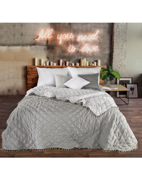 Zdjęcie: Narzuta Lelly 220x240 cm beżowa EUROFIRANY