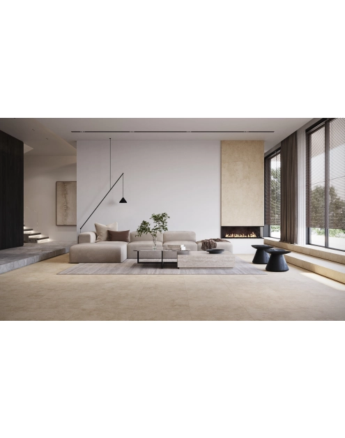 Zdjęcie: Gres szkliwiony Eco Stonerelax beige matt 29,8x59,8 cm G1 CERSANIT