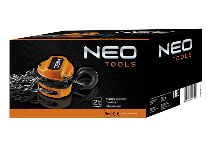 Zdjęcie: Wciągarka łańcuchowa 2 t, 3 m NEO