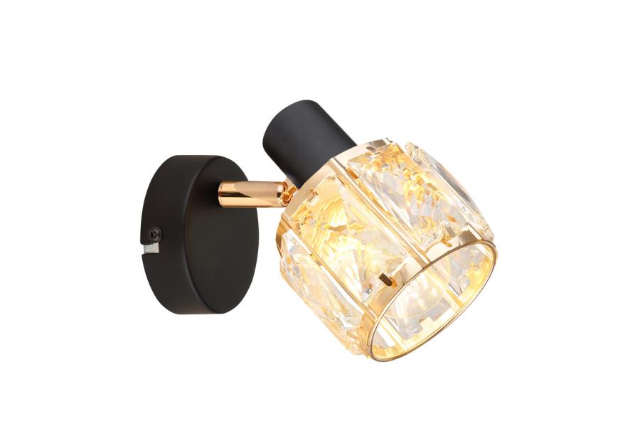 Zdjęcie: Kinkiet Dubai 1x40 W E14 czarny CANDELLUX