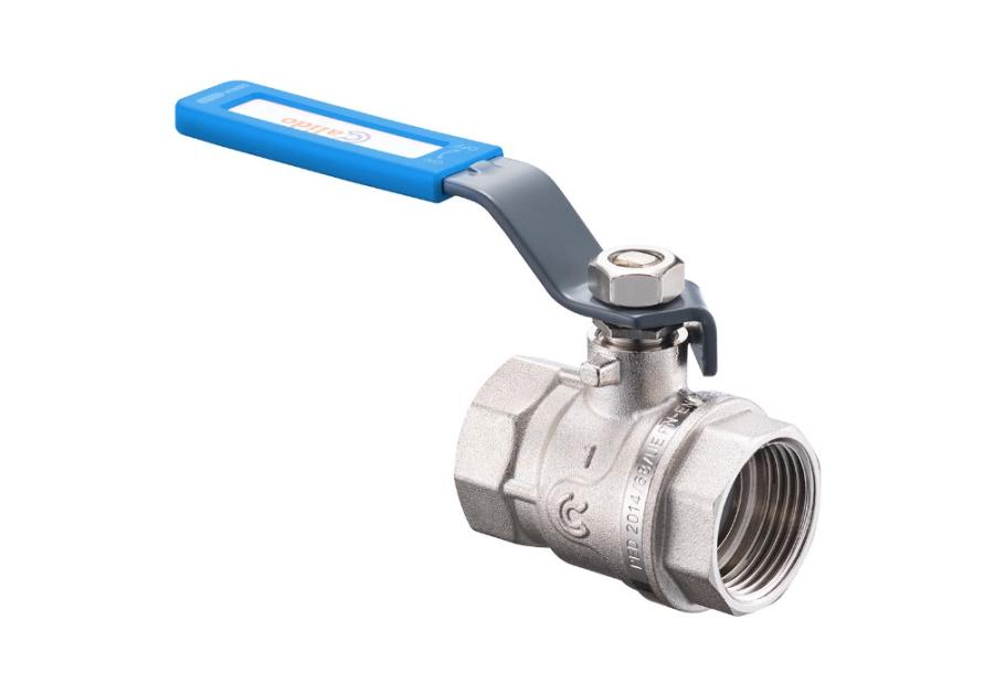 Zdjęcie: Zawór kulowy z niebieską rączką S30 W/W 1", PN30 pełen nikiel CALIDO