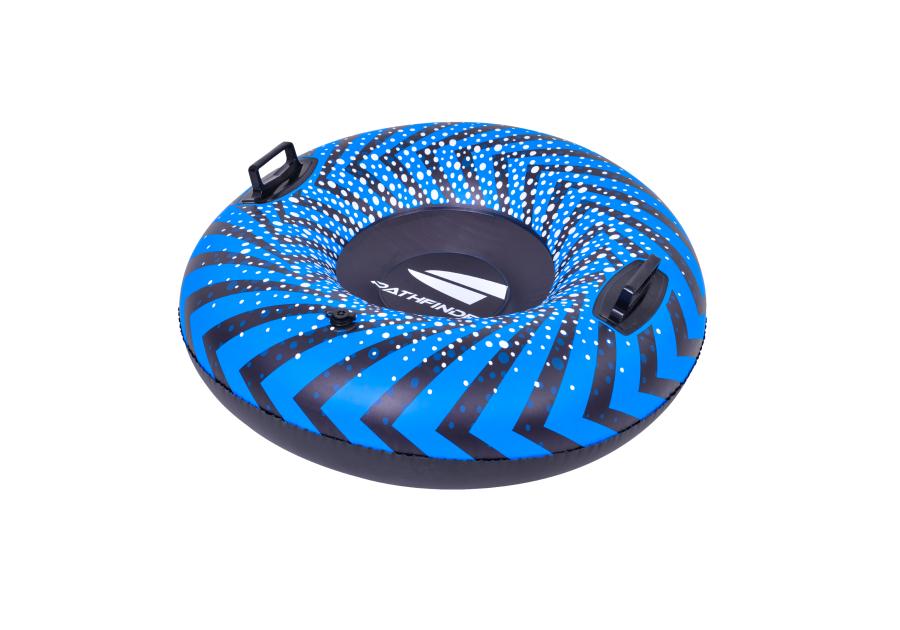 Zdjęcie: Ślizgacz śnieżny nadmuchiwany z uchwytami, okrągły 94x25 cm PATHFINDER