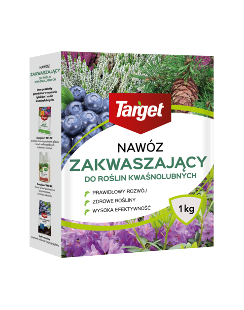 Zdjęcie: Nawóz do roślin kwaśnolubnych zakwaszający 1 kg TARGET