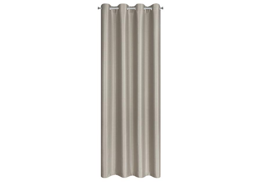 Zdjęcie: Zasłona gotowa Selina 140x250 cm ciemnobeżowy EUROFIRANY