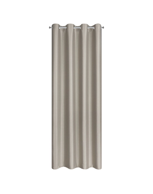 Zdjęcie: Zasłona gotowa Selina 140x250 cm ciemnobeżowy EUROFIRANY