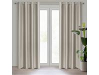 Zdjęcie: Zasłona gotowa Selina 140x250 cm ciemnobeżowy EUROFIRANY