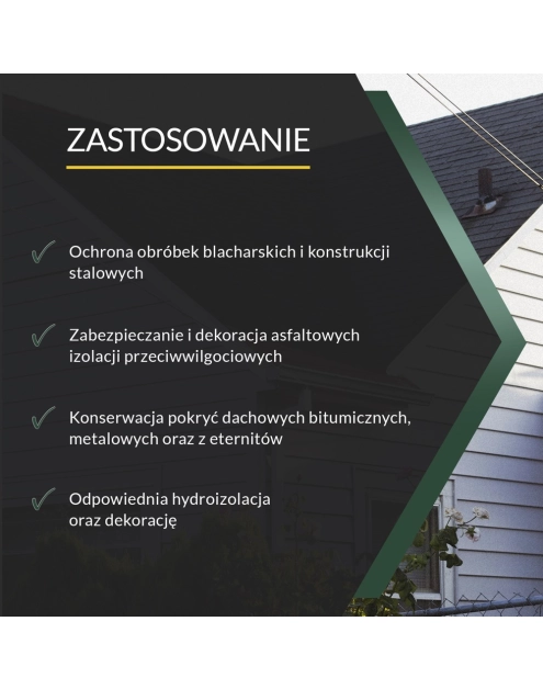 Zdjęcie: Powłoka asfaltowo-aluminiowa hydroizolacyjno-dekoracyjna Alubit 5 kg TYTAN PROFESSIONAL