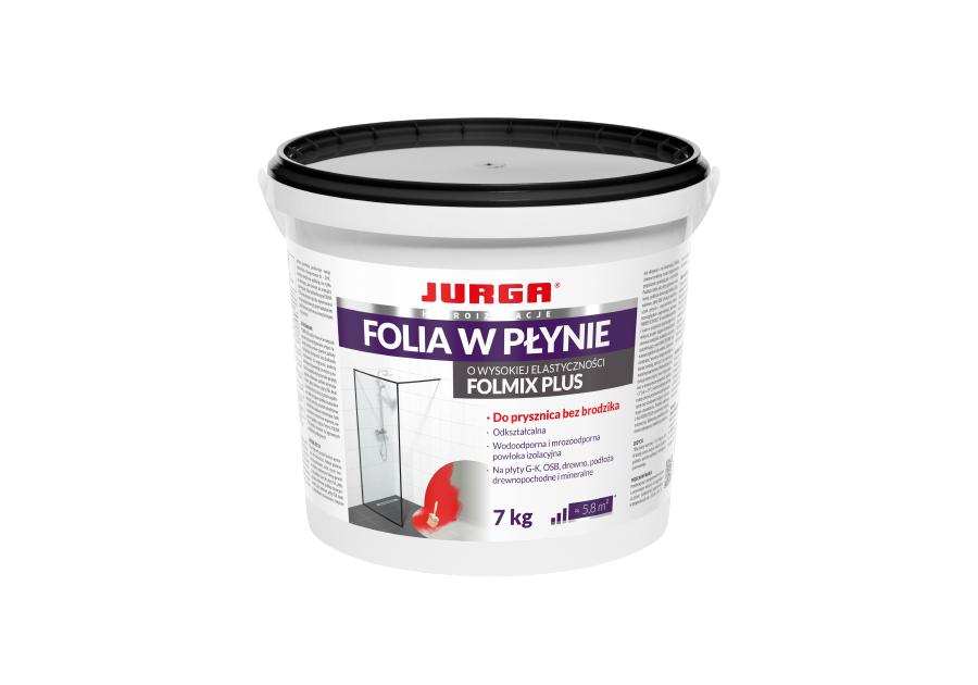 Zdjęcie: Folia w płynie na podłoża krytyczne Folmix Plus 7 kg JURGA