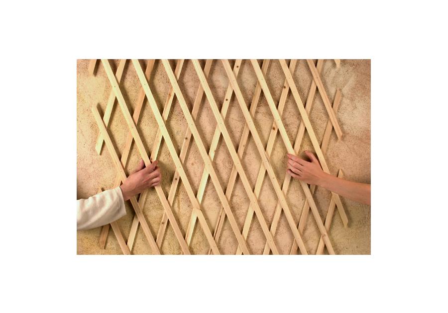 Zdjęcie: Drewniana kratka Trelliwood 1 x 3 m, naturalny NORTENE