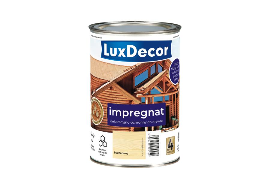 Zdjęcie: Impregnat do drewna 1 L bezbarwny LUXDECOR