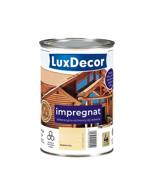 Zdjęcie: Impregnat do drewna 1 L bezbarwny LUXDECOR