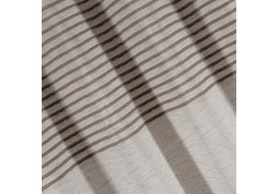 Zdjęcie: Zasłona Venezia 140x250 cm beżowa na przelotkach EUROFIRANY