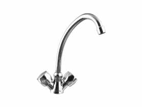 Bateria umywalkowo-zlewkozmywakowa Modena chrom INVENA