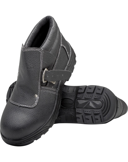 Zdjęcie: Trzewiki skórzane czarne, sbp hro fo src, 44, CE, LAHTI PRO