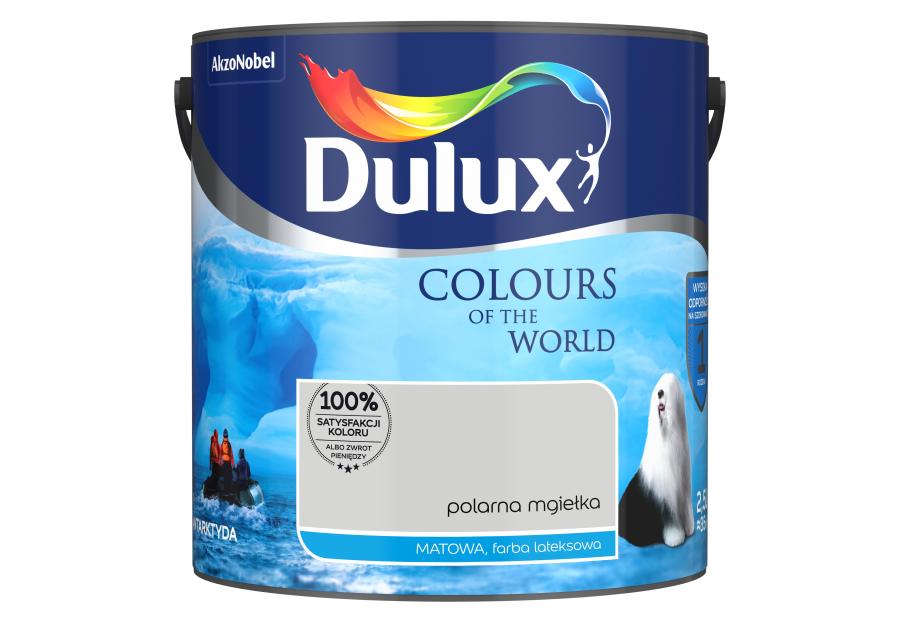 Zdjęcie: Farba do wnętrz Kolory Świata 2,5 L polarna mgiełka DULUX