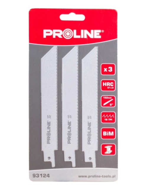 Zdjęcie: Zestaw brzeszczotów do metalu 3 szt. PROLINE