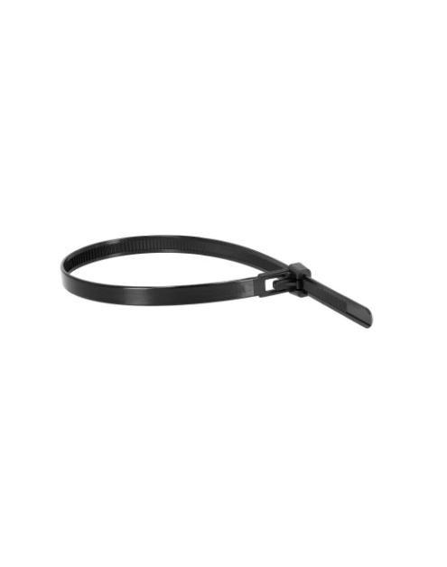 Zdjęcie: Opaski nylonowe demontowalne czarne 7,6 x 200 mm STALCO PERFECT