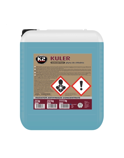 Zdjęcie: Płyn do chłodnic koncentrat 23 kg niebieski K2