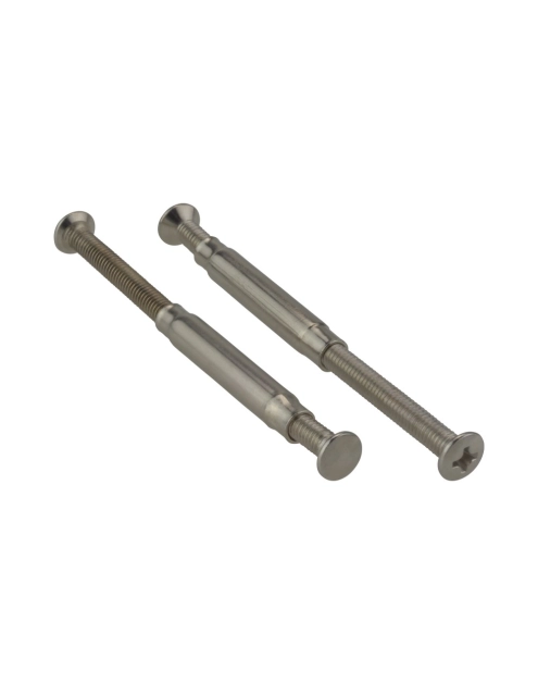 Zdjęcie: Śruby i tulejka do klamki AMB długi szyld 35-55 mm nikiel 2 sztuki METRO