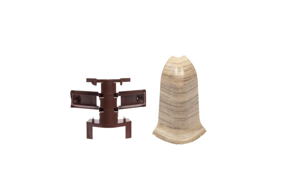 Zdjęcie: Zakończenia do listwy Classic narożnik zewnętrzny 2 sztuki NZ RAK Bambus Tajski Mat CEZAR