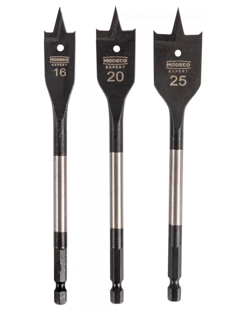 Zdjęcie: Zestaw wierteł piórowych do drewna 16,20,25 mm 3 elementy RAWLPLUG