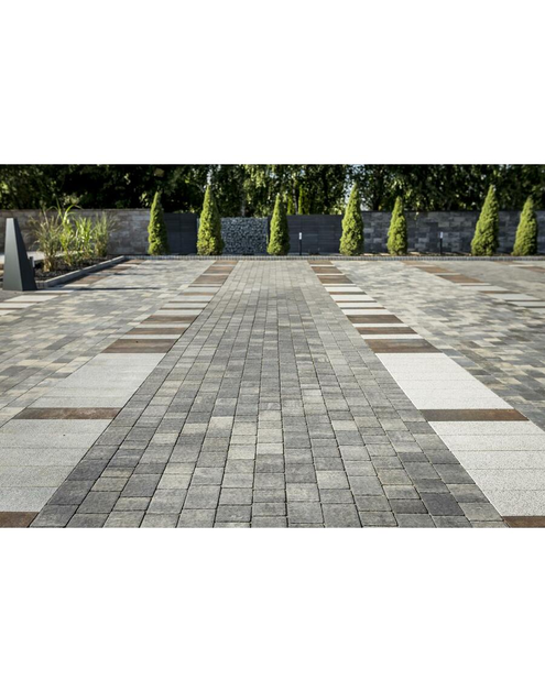 Zdjęcie: Kostka brukowa Trento nerino biało-szaro-czarny POLBRUK