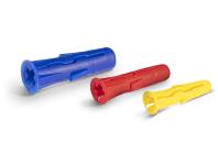 Zdjęcie: Zestaw kołków uniwersalnych UNO 5x24 mm 6x28 mm 8x32 mm z wkrętami i hakami 144 elementy RAWLPLUG