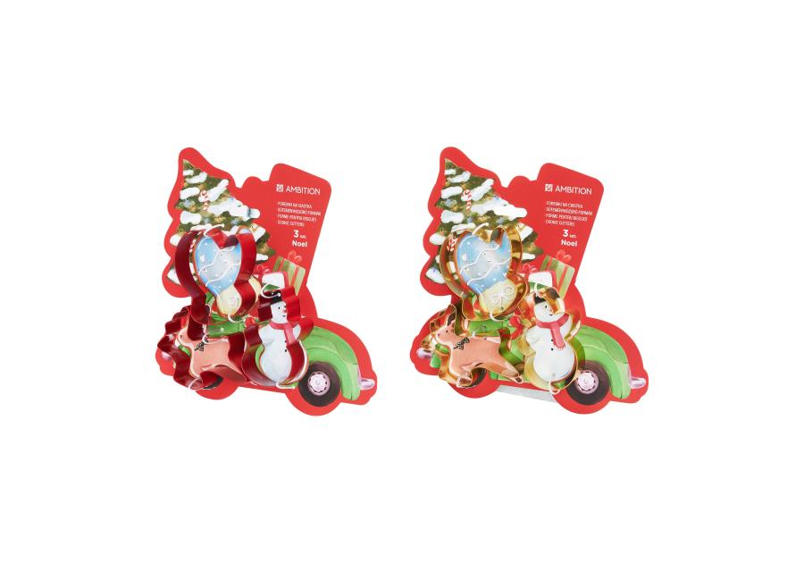 Zdjęcie: Komplet wykrawaczek 3 elementowy renifer NOEL