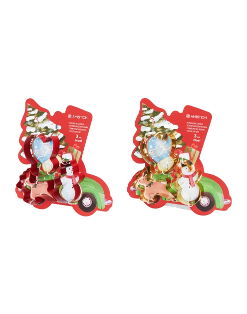 Zdjęcie: Komplet wykrawaczek 3 elementowy renifer NOEL