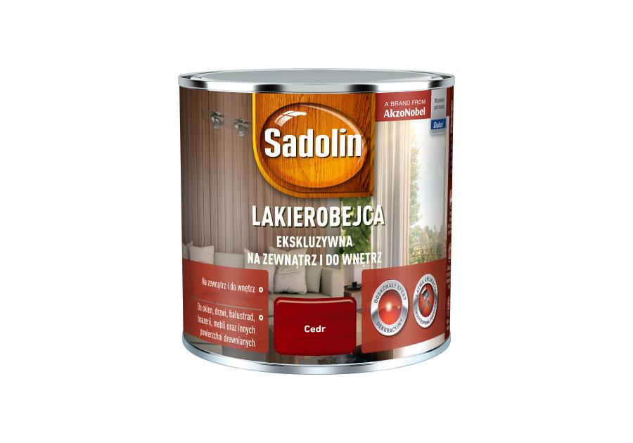 Zdjęcie: Lakierobejca ekskluzywna 0,25 L cedr SADOLIN