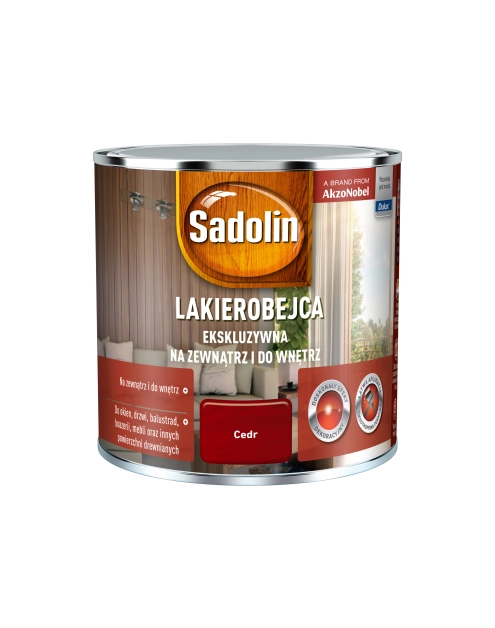 Zdjęcie: Lakierobejca ekskluzywna 0,25 L cedr SADOLIN