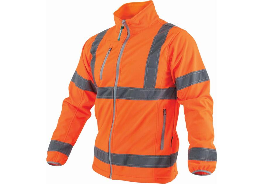 Zdjęcie: Softshell odblaskowy pomarańczowy Neon XXL STALCO PREMIUM