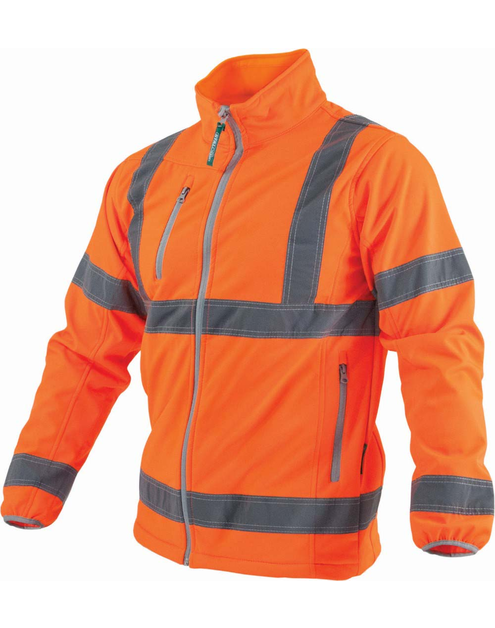 Zdjęcie: Softshell odblaskowy pomarańczowy Neon XXL STALCO PREMIUM