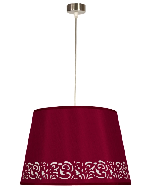 Zdjęcie: Lampa sufitowa wisząca Kaszmir 60 W burgund CANDELLUX