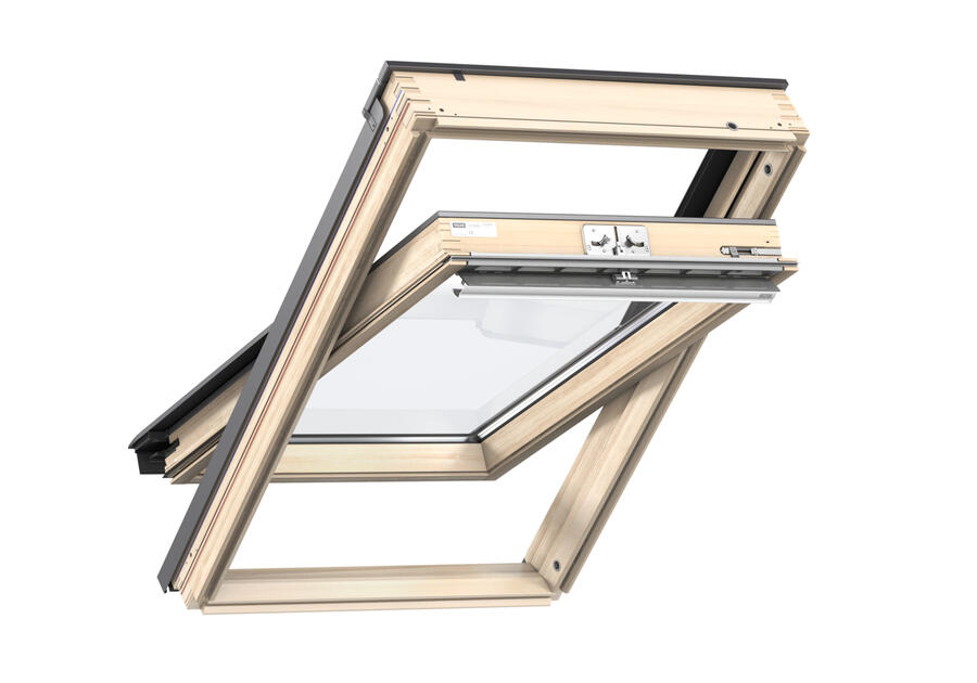 Zdjęcie: Okno GZL 1051 drewniane otwierane u góry, 55x78 cm VELUX