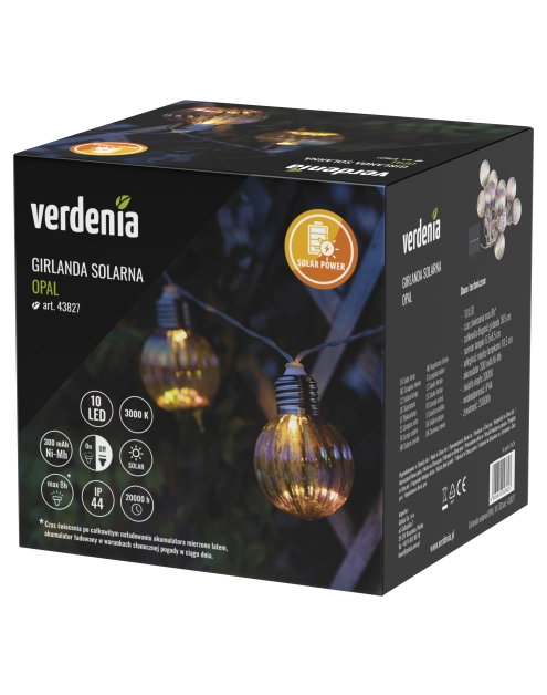 Zdjęcie: Girlanda solarna Opal 10 LED VERDENIA