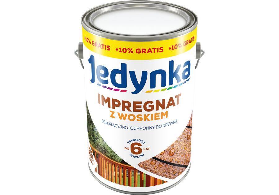 Zdjęcie: Impregnat do drewna z woskiem 5,5 L tek JEDYNKA