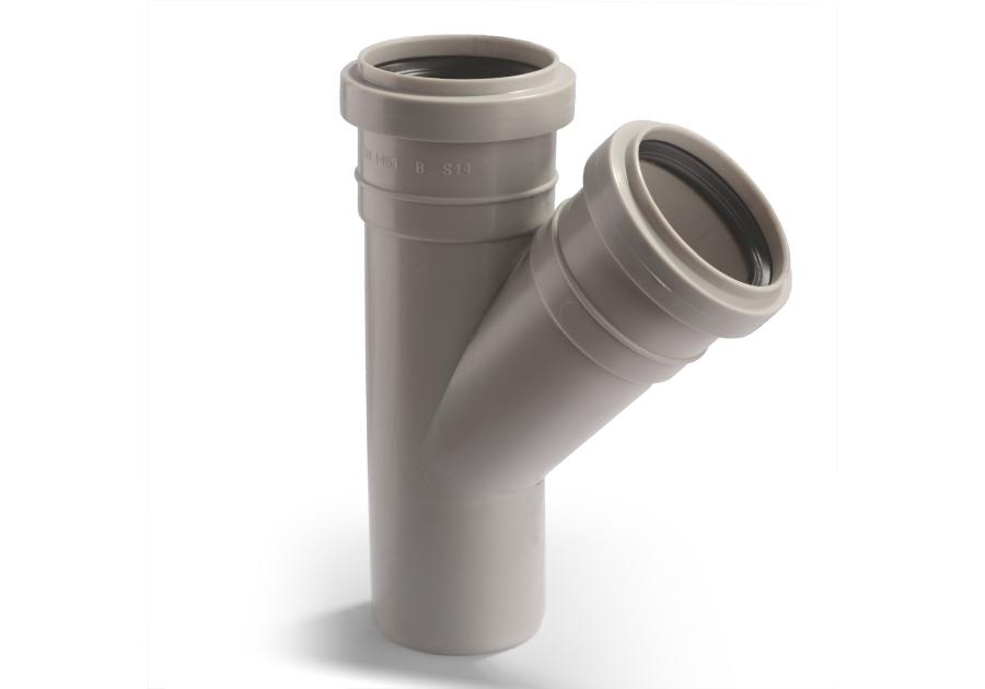 Zdjęcie: Trójnik kanalizacyjny 50/50 45 stopni Comfort Plus PIPELIFE