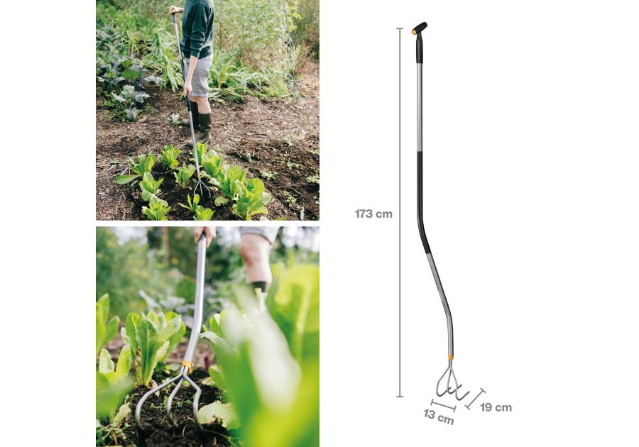 Zdjęcie: Kultywator Ergonomic wygięty trzonek FISKARS