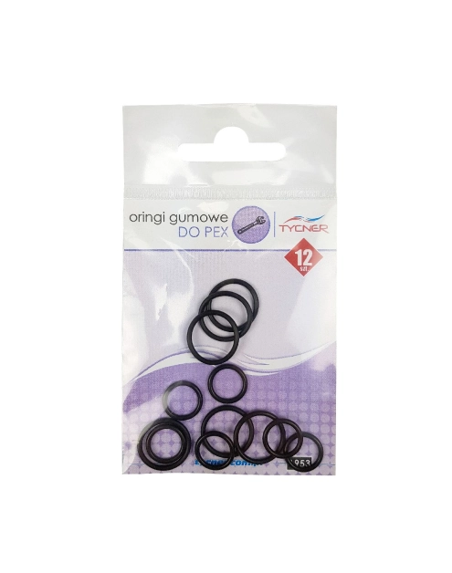 Zdjęcie: Zestaw oringów do pex 12 elementów TYCNER