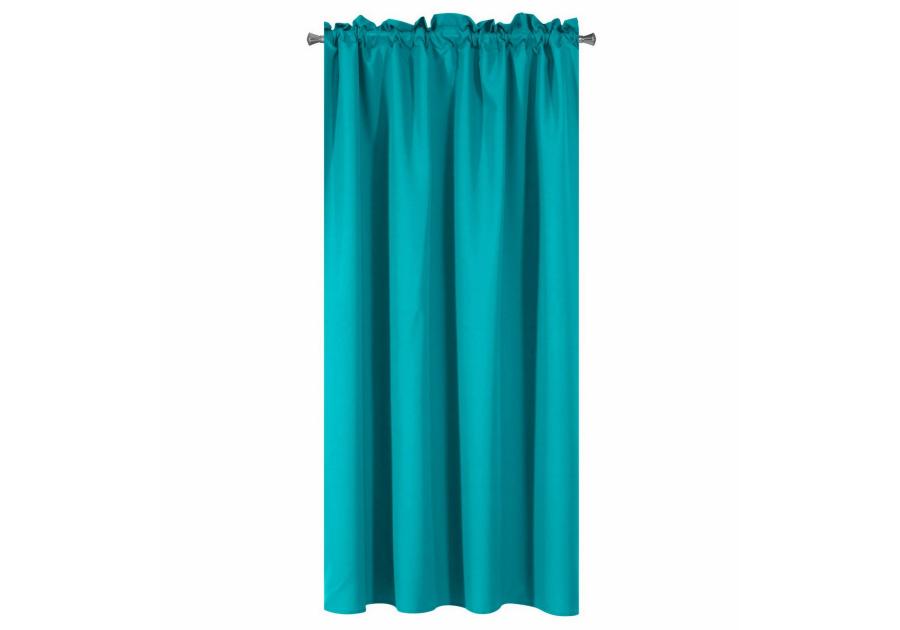 Zdjęcie: Zasłona Rita 140x180 cm turkusowa EUROFIRANY