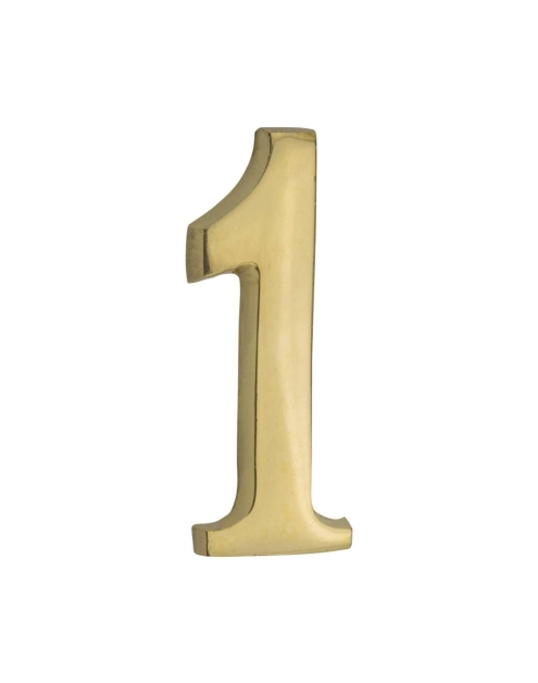 Zdjęcie: Cyfra 1 samoprzylepna mosiężna 50 mm METRO