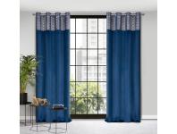 Zdjęcie: Zasłona gotowa Elen 140x250 cm granatowy EUROFIRANY