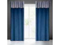 Zdjęcie: Zasłona gotowa Elen 140x250 cm granatowy EUROFIRANY