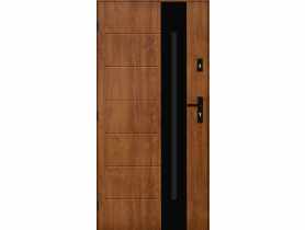 Drzwi zewnętrzne solaris złoty dąb 90l komplet PANTOR