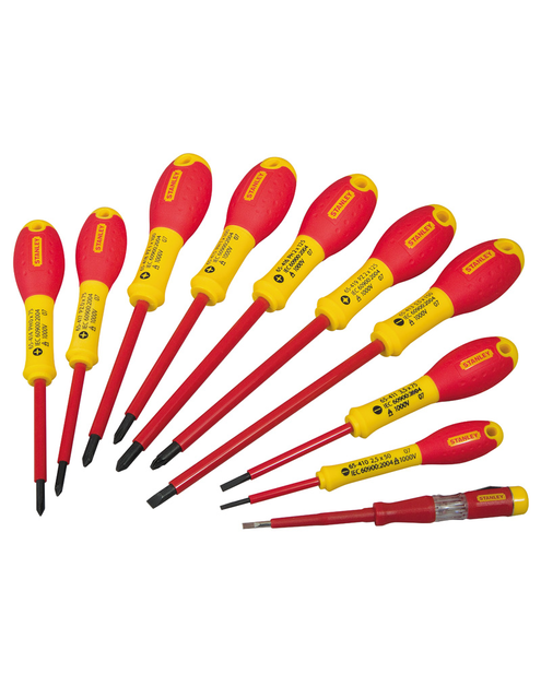 Zdjęcie: Wkrętak Fatmax zestaw 10 szt. VDE PŁ+PH+PZ STANLEY