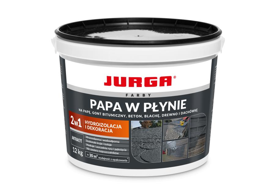Zdjęcie: Papa w płynie antracyt 1,5 kg JURGA